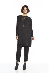 CAPUT DRESS IN WASHED BLACK
