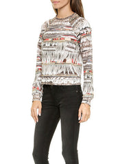 [MARA HOFFMAN] NEOPRENE FRINGE SWEATSHIRT
