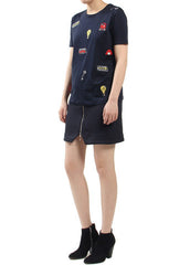 MULTI NAVY BADGE TEE