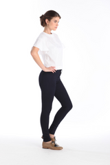 CROPPED SERRA RUFFLE ARM TEE