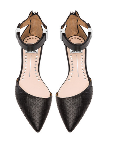 [DOLCE VITA] 2014 S/S BLACK SNAKE EMBOSSED LEATHER