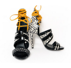 BLACK & WHITE SANDAL