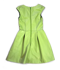 EXCLUSIVE FOR BEIGE LEATHER DRESS