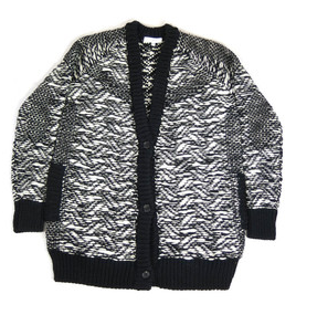 IRO BLACK/ WHITE CARDIGAN