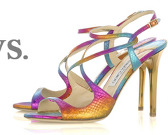 IRIDESCENT SANDAL