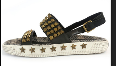 [ASH] KAB WOMENS WHITE ROCCIA PLATFORM SANDAL