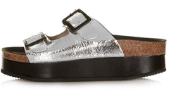 [ASH] KAB WOMENS WHITE ROCCIA PLATFORM SANDAL