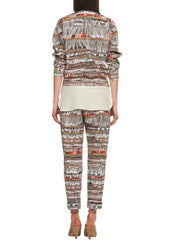 [MARA HOFFMAN] NEOPRENE FRINGE SWEATSHIRT