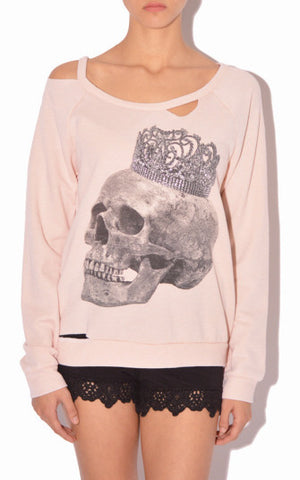 Crowned Skull Raglan