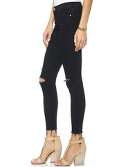 [J BRAND] PHOTO READY MID-RISE CROPPED SKINNY JEANS - BLUE MERCY